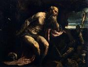 Jacopo Bassano St Jerome oil painting on canvas